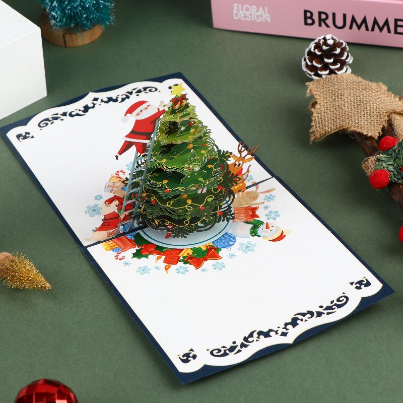 Christmas 3D Santa Claus Decorative Card | Perfect For Festive Occasions | Great Gift For Parents, Siblings, Teachers Classmates