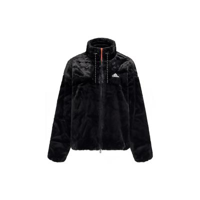 Fleece Warm Casual Jacket Women Jackets Black H07395