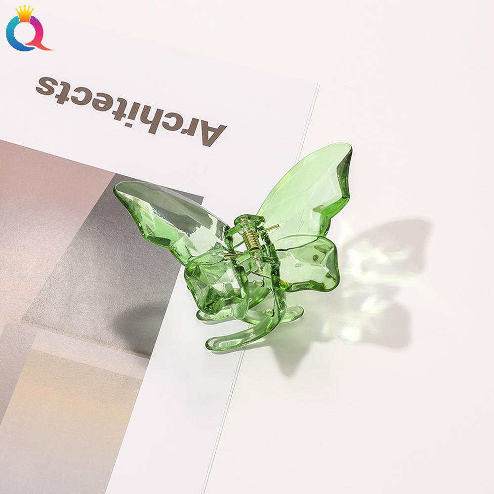 8 Style Transparent Mini Hair Pins Claw Crab Girls Women Barrette Acrylic Butterfly Hair Clips Korean Hair Accessories