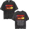 Washed Vintage Ed Sheeran Play Graphic Tshirt Men Women Hip Hop Fashion Pop Music T Shirts Mens Gothic Oversized Streetwear