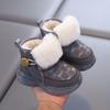 Waterproof and Warm Boots for Girls and Boys, Winter Children's Fashionable Fleece Cotton Boots