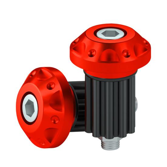 1 par motorsykkel styre ende CNC aluminiumslegering Universal motorsykkel scooter grep håndtak endeplugg trim deksel modifikasjonstilbehør