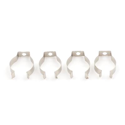 4Pcs Holder T8 Fluorescent Tube Lamp Bracket Clips Socket Lampholder Silver