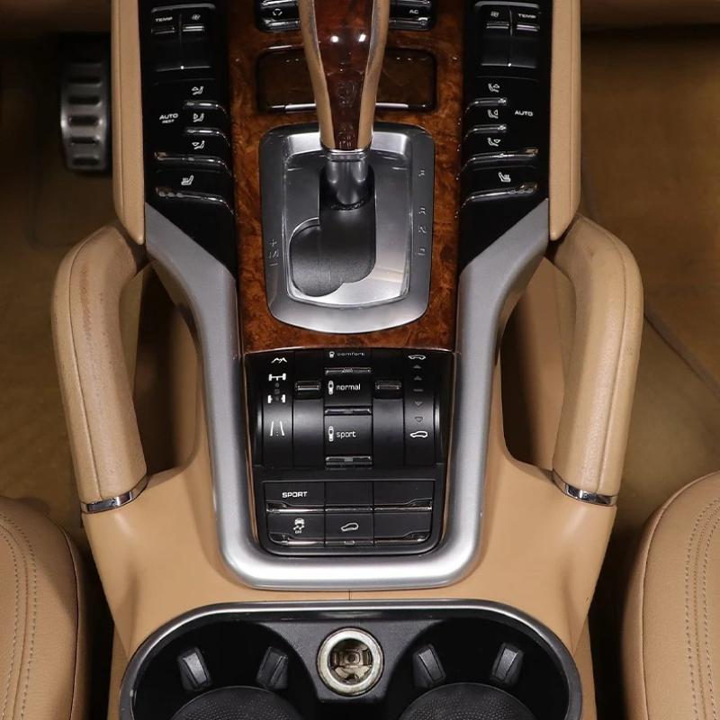 Central Control Frame Trim Center Console Multimedia Surround Trim Sticker Car Accessories For Porsche Cayenne 958 2011-2017