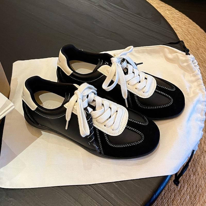 Retro Insole Height-increasing Shoes, Women's Lace-up Flat Sports Casual Board Shoes