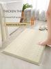 Plush, Quick-dry Non-slip Bathroom Mat for Toilet Door