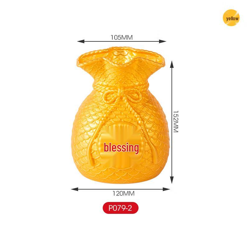 New Chinese Style Golden Wheat Ear Lucky Bag Vase