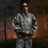 Li Ning Badfive Fashion Klassisch Retro Vielseitig Street Trend Amerikanischer Stil Locker Bequeme Jacke Herrenjacke Bambus-Druck AFDV937-1