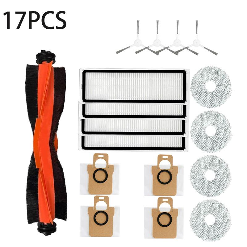 For Robot Vacuum Cleaner Xiaomi X20 + / X20 Plus, Wiper and Grill Accessories, Main Side Brush, Hepa Filter, Spare Parts Dust Ba