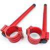 MaNboc Motorcycle Racing Clip-ons Handle Bars 50mm Fit Compatible with Kawasaki Ninja ZX-6R ZX636 ZX600 ZX6R 2003 2004 2005 2006 2007 2008 (Color :
