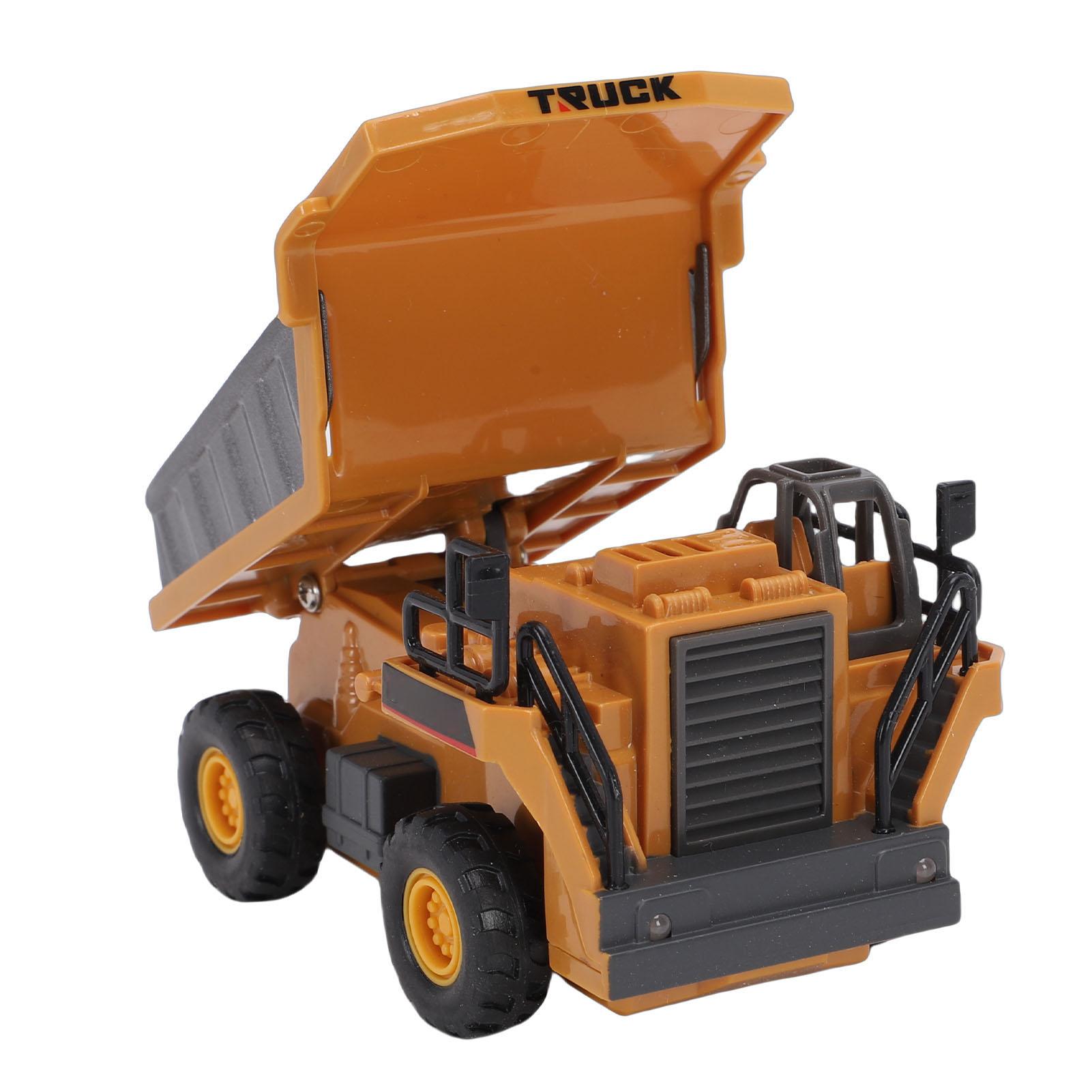 RC Dump Truck Toy 1Celsius64 Remote Control Construction Vehicle Birthday Gifts Zinc Alloy Plastic
