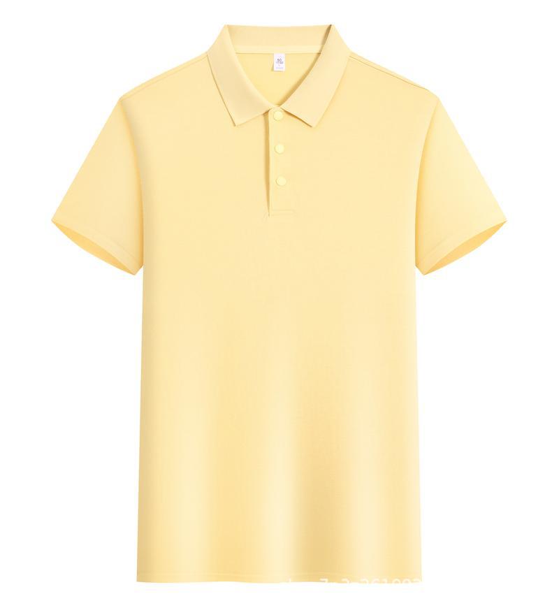 Men's Business Lapel Polo Shirt with Custom Logo Printing