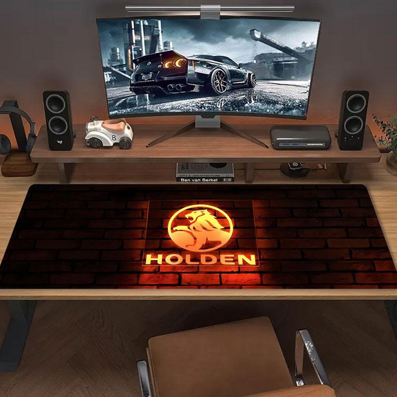 Holden Lion Emblem Large Size Mouse Pad Large Gaming Table Cushion Nonslip Laptop Tablet Big Mousepad Xxl Mat Mini Pc Playmat With Lock Edge