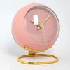 Metal Ring Colored Alarm Clock Exquisite Decoration for Home Desktop Office Silent Internet Famous Alarm Clock