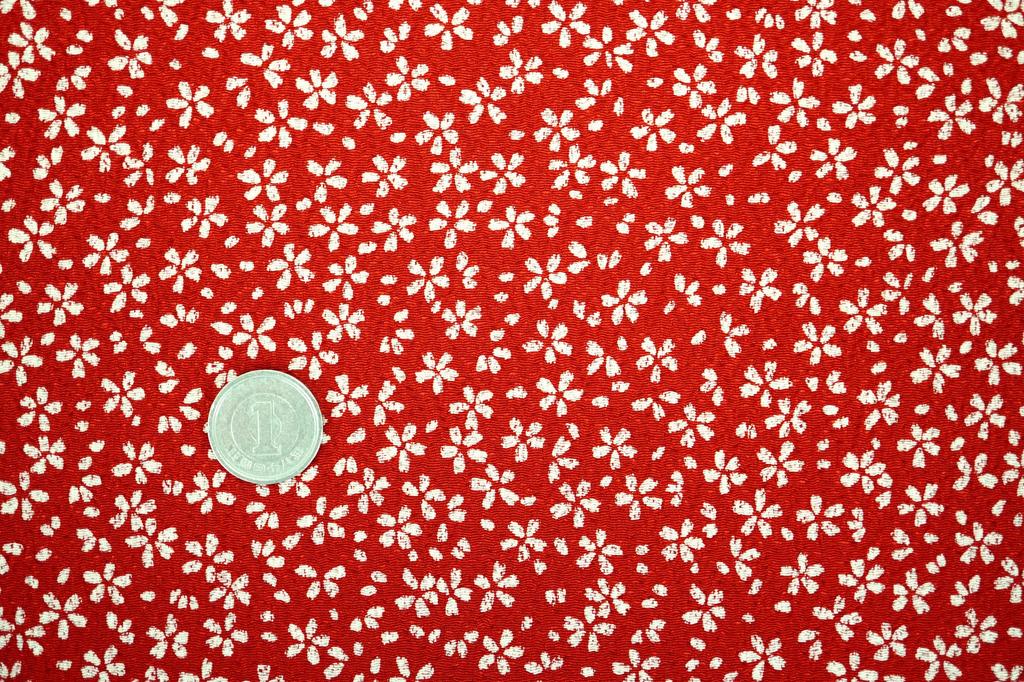 Blossom Snowstorm X X Japanese Edo Washable Made In Japanese Tsumami Japanese Japanese Sold by the Cut [Uni Fiber] [Komon Kobo] [Nikoshi Chirimen]