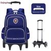 Xinjingzhou Abnehmbarer Kinder-Trolley-Schulrucksack