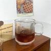 320ml/350ml Water Mug Transparent Coffee Mug with Handle Drinking Glasses Simple Lemon Water Cup Home Juice Bubble Water Mugs
