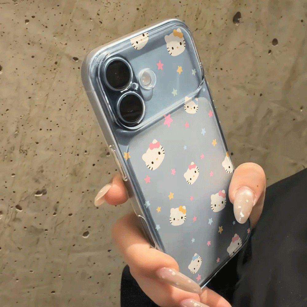 Hello Kitty Star Design Case for 17 Pro Max, 16, 15 Pro, 14/13 - Cute & Simple