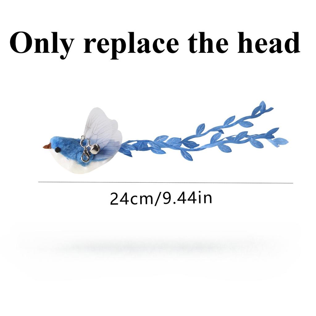 New Handfree Bird Cat Wand with Bell Cat Toys Interactive Powerful Suction Cup for Cats Kitten Hunting Exercise Pet Products