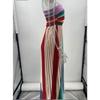 Spring and Summer New Outer Wear Underwear Color Elegant Tube Top Print Pleated Long Dress Silm Fashion Wind Dresses