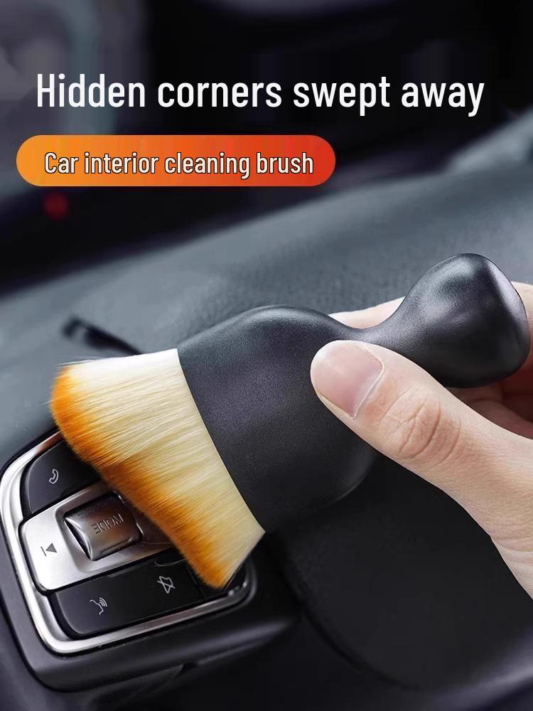 Miękka szczotka do kurzu do wnętrza samochodu i nawiewów