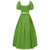 Gothic Dresses For Women Fashion Gown Vintage Dress Short Sleeve Cosplay Party Evening Night Formal Long Dress