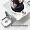 Pack of 2 Universal Dryer Accessory Thermostat High Strength Plastic Metal Texture Strong Component Easy Installation