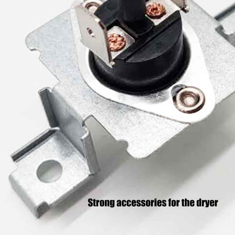 Pack of 2 Universal Dryer Accessory Thermostat High Strength Plastic Metal Texture Strong Component Easy Installation