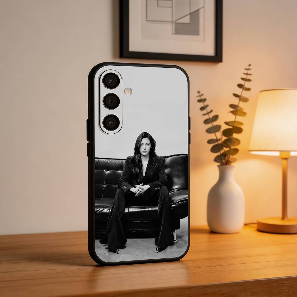 Actress L-Lingling Kwong Phone Case For Samsung A73,72,71,A52,51,40,41,A22,A32,31,A13, Soft Black Shell