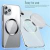 Universal Magnetic Metal Plate Ring For Samsung iPhone Magsafe Wireless Charger Car Phone Holder Sticker Round Magnet Patch