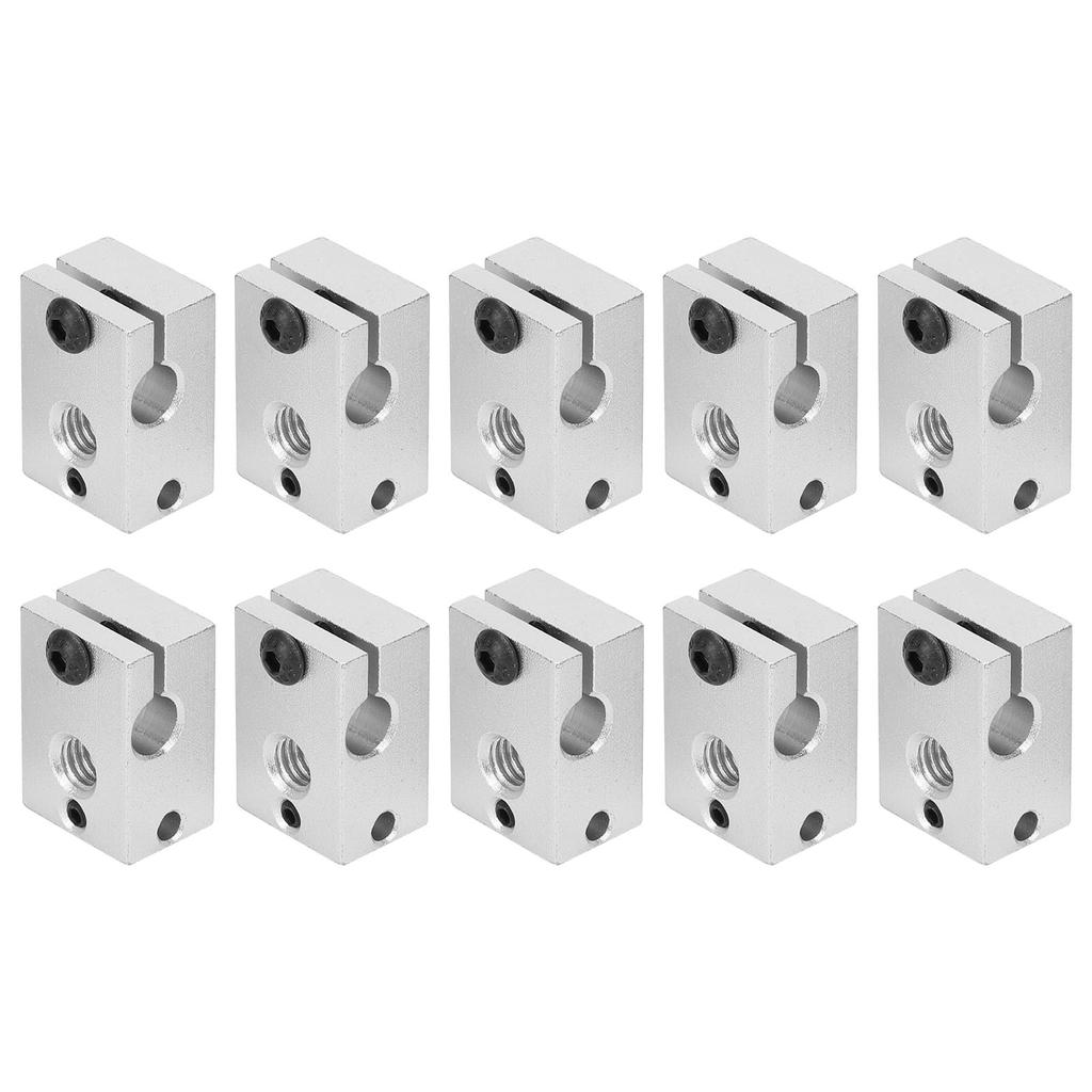 10Pcs Aluminum Heating Block PT100 Sensor for V6 3D Printer Heater Nozzle Accessories