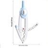 Mathematical Geometry Compass Set With Refills Mechanical Drawing Tools Student Drafting Stationery