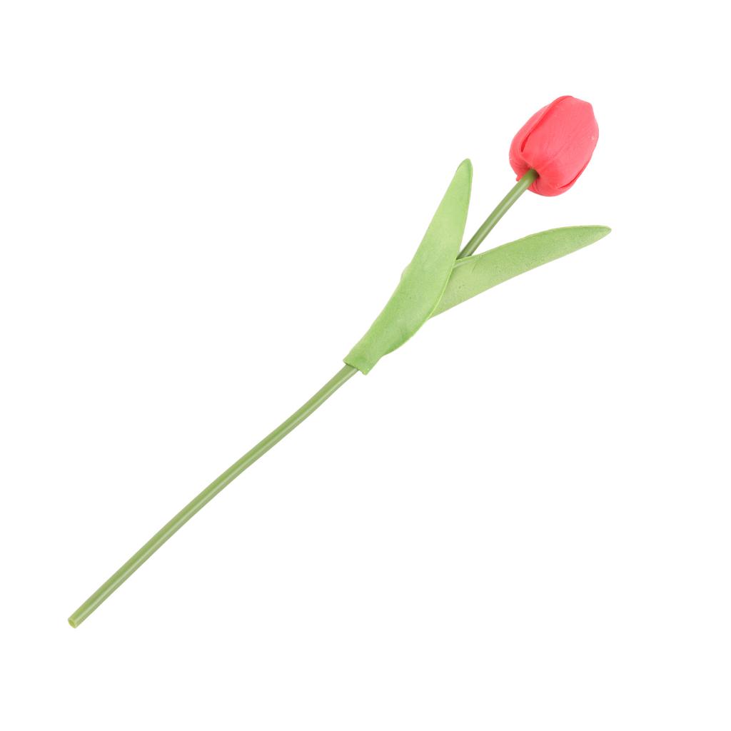 Artificial Flowers Mini PU Tulips Bouquet Faux Plants for Wedding Room Home Hotel Party Event Decor