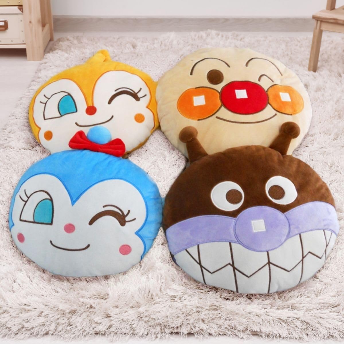 Bandai Face approximately 30cm in Kokin-chan Cushion/Backrest Cushion, diameter, TO-2321300KK