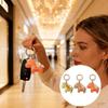 Horse Keychain Pendant 2026 Auspicious Artificial Leather Chinese Luck Symbole Keychain Pendant for Teens Women Girls Collectors