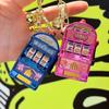 Playful Gambling Style Rotating Key Holder Sturdy Plastic Construction Suitable For Various Metal Surfaces