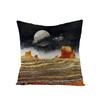 Home Landscape Polyester Pillowcase Home Digital Printing Sofa Cushion Waist Pillowcase