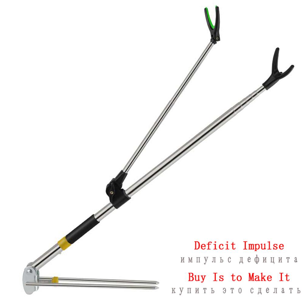 Suport Pliabil pentru Lansete de Pescuit, Raft, Stativ pentru Lansete, Suport, Reglabil, Flexibil, din Oțel Inoxidabil, Suport pentru Două Lansete, Echipament pentru Scaun, Instrument