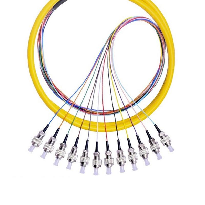 SNIT SN-FC12-SM Telecomkwaliteit 12-aderige FC Single-Mode Glasvezel Pigtail