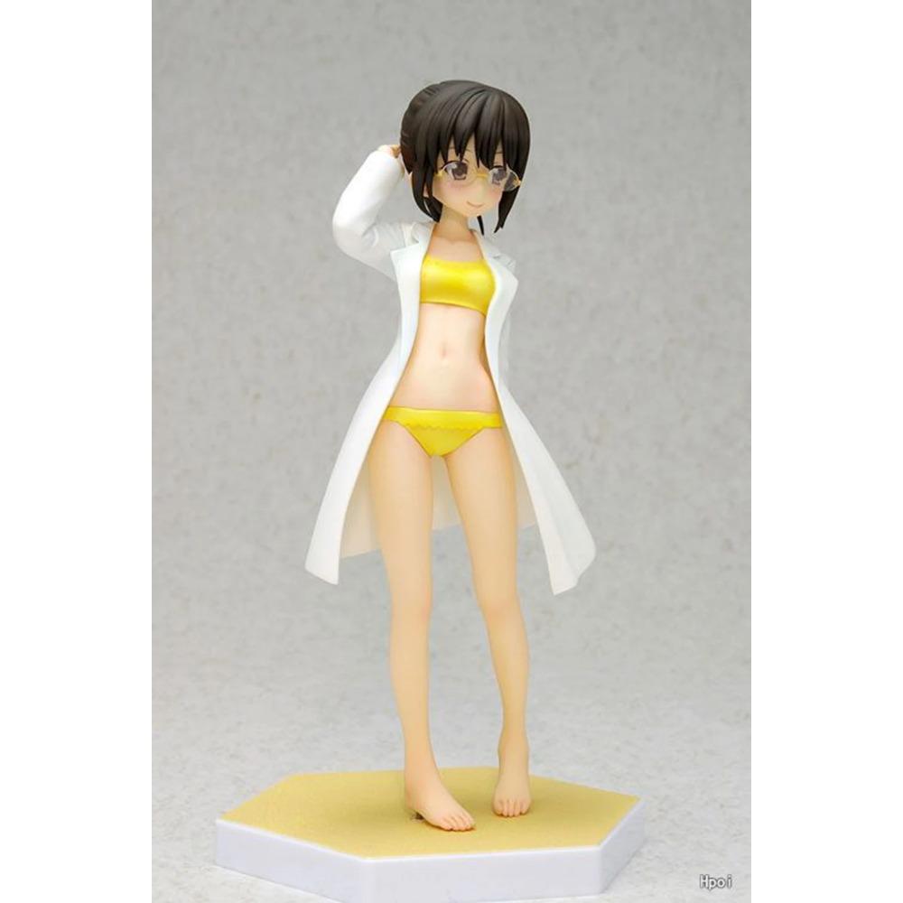 16CM Anime Boku Wa Tomodachi Ga Sukunai Shiguma Rika Figure Swimsuit Animation Model Toy Collection Decoration Ornaments PVC