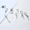 Small Tree Single Spike Onch Earings for Men Huggie Hinged Stainless Steel Male Jewelry