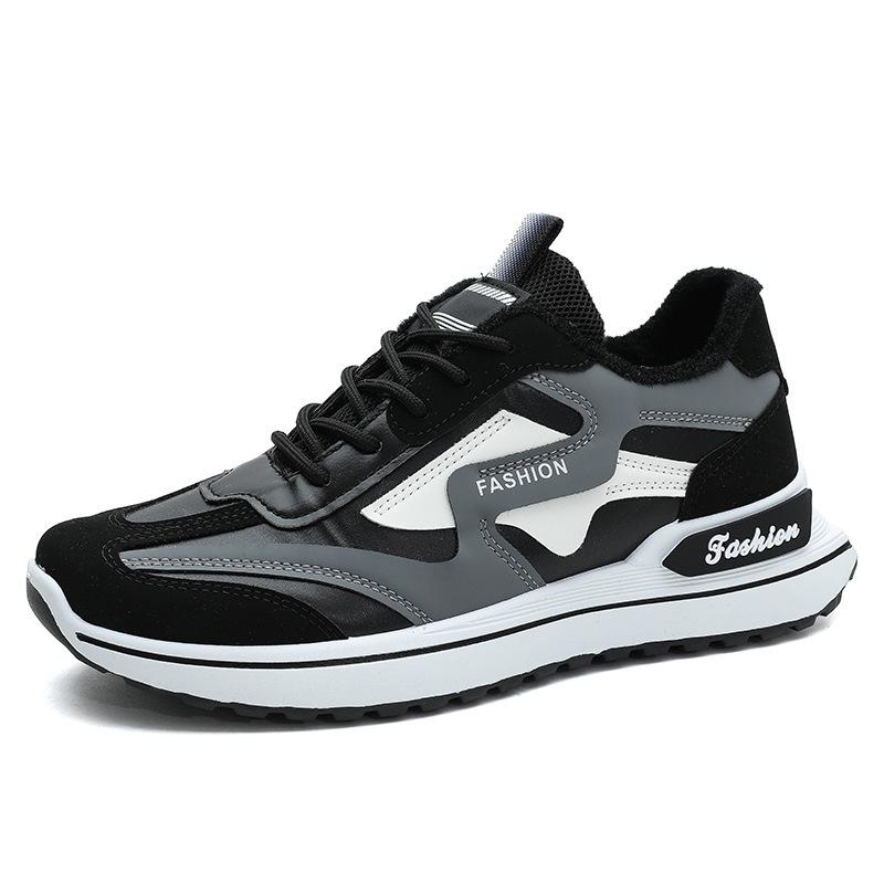 

New spring and autumn sports shoes men s shoes trend casual fashion couple low-top thick-soled running men s dad shoes · 36 чёрный