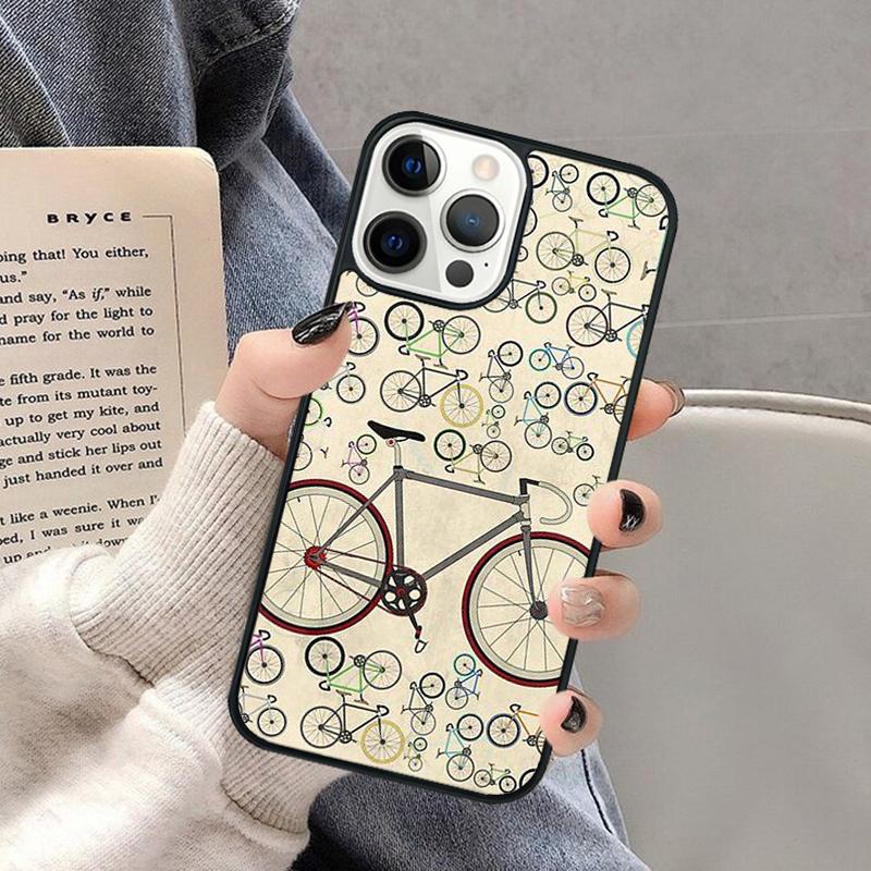 Fahrrad Rennrad Handyhülle für iPhone 17 Air 16 16e 15 Plus für Apple 13 11 12 14 Pro Max Hülle coque Schale