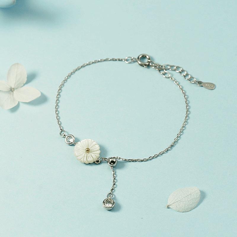 925 Sterling Silver Anklet Dazzling Chain Clear CZ Geometric Elegant For Woman Girl Fashion Jewelry Gift Dropship Wholesale