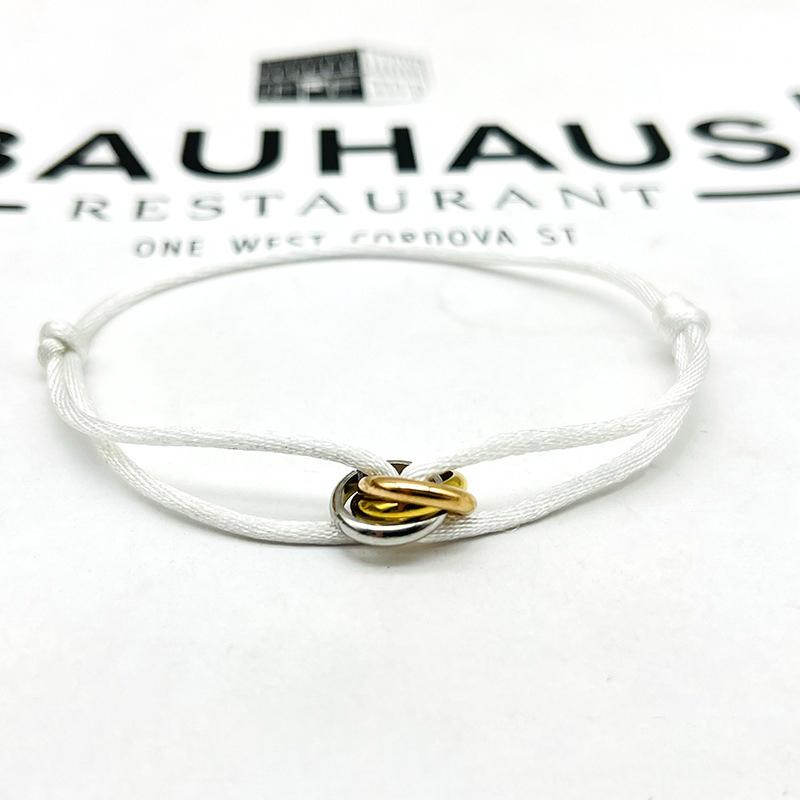 Simple Retro Lucky Woven Rope Bracelet For Women Men Temperament Trendy Luxury Circles Bangles Jewelry Accessories Gifts