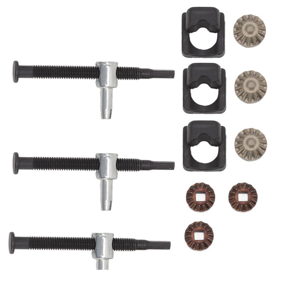 3SET Dark Silver Chainsaw Tensioner Kit Chainsaw Repair Assembly for CS370 CS400 CS4200ES