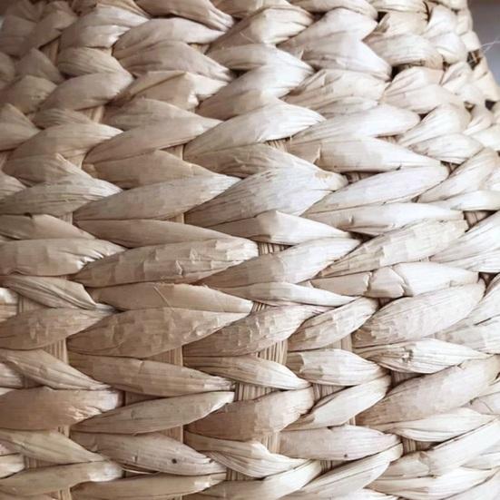 Rattan Vase Small Braided Boho Vase for Pampas Grass Flower Arrangement Rustic Farmhouse Handwoven Wicker Vase Basket for Table
