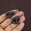 Ammonite Handmade Copper Wire Wrap Gift Jewelry Earring 1.85 N9T26