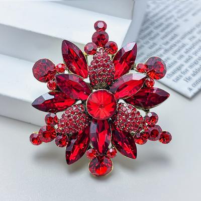 Alloy Rhinestone Corsage Spot Clothing Accessories Pins