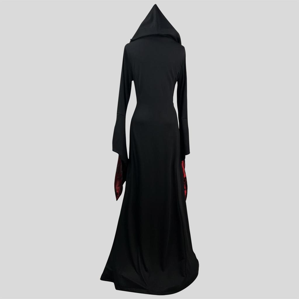 Halloween Vampir Umhang Cosplay Kostüm Zauberer Robe